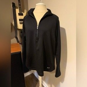 Under Armour XL quarter zip pullover black. New without tags